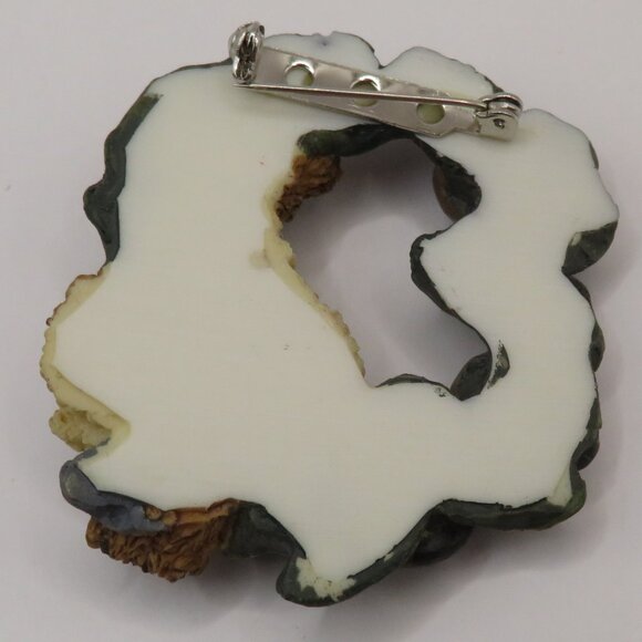 Boyds Bears & Friends Hearts Wreath Brooch Pin Vintage - Picture 4 of 5